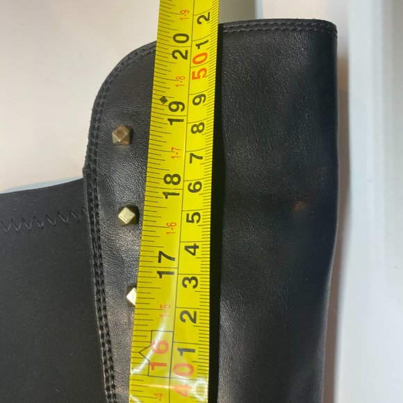 Vince Camuto Pretanna Black Leather Tall Boot - Picture 13 of 16